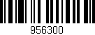 Código de barras (EAN, GTIN, SKU, ISBN): '956300'