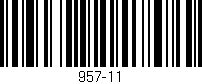 Código de barras (EAN, GTIN, SKU, ISBN): '957-11'