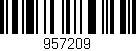 Código de barras (EAN, GTIN, SKU, ISBN): '957209'