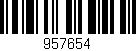 Código de barras (EAN, GTIN, SKU, ISBN): '957654'