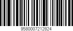 Código de barras (EAN, GTIN, SKU, ISBN): '9580007212824'