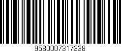 Código de barras (EAN, GTIN, SKU, ISBN): '9580007317338'