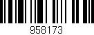 Código de barras (EAN, GTIN, SKU, ISBN): '958173'