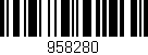 Código de barras (EAN, GTIN, SKU, ISBN): '958280'