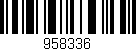 Código de barras (EAN, GTIN, SKU, ISBN): '958336'