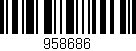 Código de barras (EAN, GTIN, SKU, ISBN): '958686'