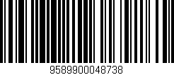 Código de barras (EAN, GTIN, SKU, ISBN): '9589900048738'