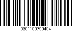 Código de barras (EAN, GTIN, SKU, ISBN): '9601100799484'