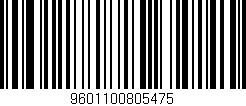 Código de barras (EAN, GTIN, SKU, ISBN): '9601100805475'