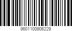 Código de barras (EAN, GTIN, SKU, ISBN): '9601100806229'