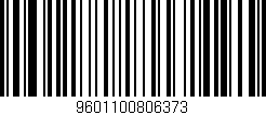 Código de barras (EAN, GTIN, SKU, ISBN): '9601100806373'