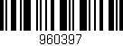 Código de barras (EAN, GTIN, SKU, ISBN): '960397'