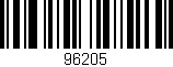 Código de barras (EAN, GTIN, SKU, ISBN): '96205'