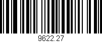 Código de barras (EAN, GTIN, SKU, ISBN): '9622.27'