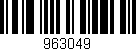 Código de barras (EAN, GTIN, SKU, ISBN): '963049'