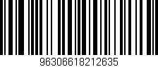 Código de barras (EAN, GTIN, SKU, ISBN): '96306618212635'