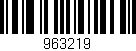 Código de barras (EAN, GTIN, SKU, ISBN): '963219'