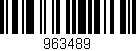 Código de barras (EAN, GTIN, SKU, ISBN): '963489'