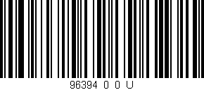 Código de barras (EAN, GTIN, SKU, ISBN): '96394_0_0_U'