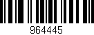Código de barras (EAN, GTIN, SKU, ISBN): '964445'