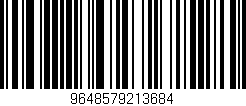 Código de barras (EAN, GTIN, SKU, ISBN): '9648579213684'