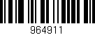 Código de barras (EAN, GTIN, SKU, ISBN): '964911'