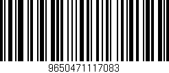 Código de barras (EAN, GTIN, SKU, ISBN): '9650471117083'