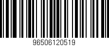 Código de barras (EAN, GTIN, SKU, ISBN): '96506120519'
