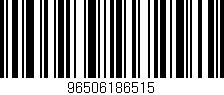 Código de barras (EAN, GTIN, SKU, ISBN): '96506186515'