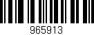 Código de barras (EAN, GTIN, SKU, ISBN): '965913'