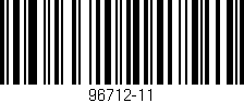 Código de barras (EAN, GTIN, SKU, ISBN): '96712-11'