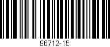 Código de barras (EAN, GTIN, SKU, ISBN): '96712-15'