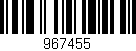 Código de barras (EAN, GTIN, SKU, ISBN): '967455'