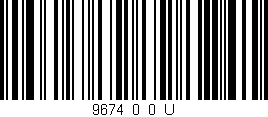 Código de barras (EAN, GTIN, SKU, ISBN): '9674_0_0_U'