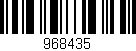 Código de barras (EAN, GTIN, SKU, ISBN): '968435'