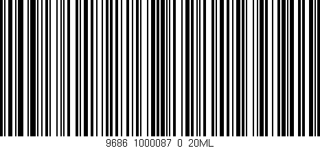 Código de barras (EAN, GTIN, SKU, ISBN): '9686_1000087_0_20ML'