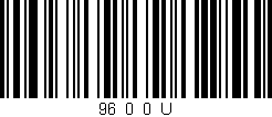 Código de barras (EAN, GTIN, SKU, ISBN): '96_0_0_U'
