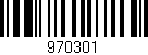 Código de barras (EAN, GTIN, SKU, ISBN): '970301'