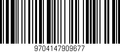 Código de barras (EAN, GTIN, SKU, ISBN): '9704147909677'