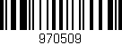 Código de barras (EAN, GTIN, SKU, ISBN): '970509'