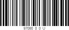 Código de barras (EAN, GTIN, SKU, ISBN): '97080_0_0_U'