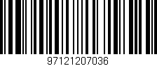Código de barras (EAN, GTIN, SKU, ISBN): '97121207036'