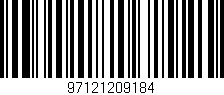 Código de barras (EAN, GTIN, SKU, ISBN): '97121209184'
