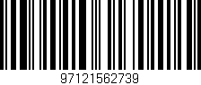Código de barras (EAN, GTIN, SKU, ISBN): '97121562739'