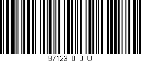 Código de barras (EAN, GTIN, SKU, ISBN): '97123_0_0_U'
