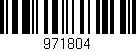 Código de barras (EAN, GTIN, SKU, ISBN): '971804'