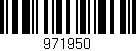 Código de barras (EAN, GTIN, SKU, ISBN): '971950'