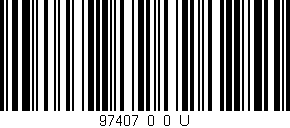 Código de barras (EAN, GTIN, SKU, ISBN): '97407_0_0_U'