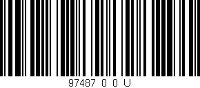 Código de barras (EAN, GTIN, SKU, ISBN): '97487_0_0_U'
