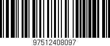 Código de barras (EAN, GTIN, SKU, ISBN): '97512408097'